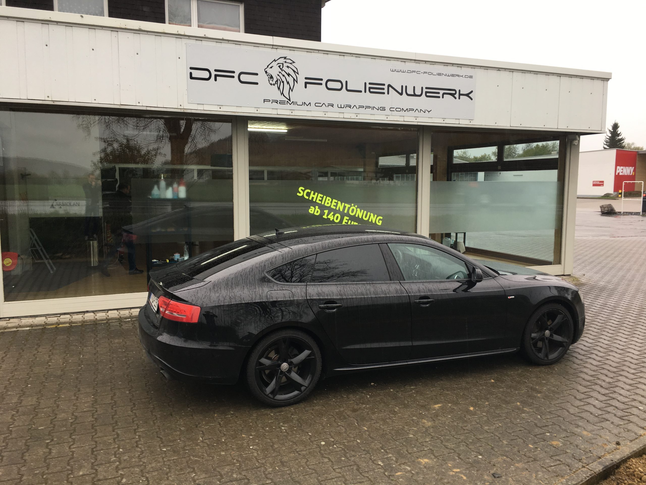 Audi A5 scheibentönung Suntek HP folie